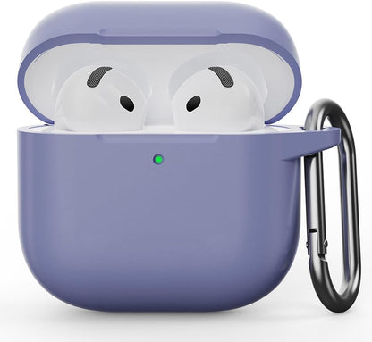 Funda para Apple AirPods 4 Case Carcasa Protección de Silicona Elástica