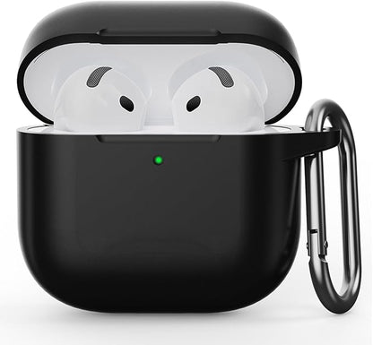 Funda para Apple AirPods 4 Case Carcasa Protección de Silicona Elástica