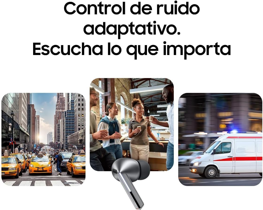 SAMSUNG Galaxy Buds 3 Pro AI True Auriculares inalámbricos Bluetooth, con cancelación de ruido,