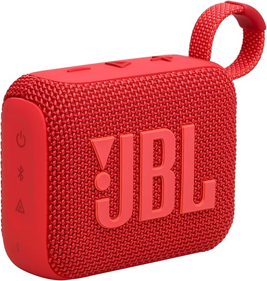 JBL Go 4 Bocina Portátil Bluetooth, 4.2W de Potencia, Reproducción 7 Horas, Resistente al Agua y al Polvo IP67