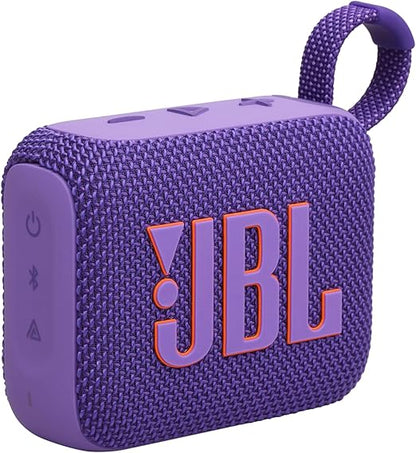 JBL Go 4 Bocina Portátil Bluetooth, 4.2W de Potencia, Reproducción 7 Horas, Resistente al Agua y al Polvo IP67